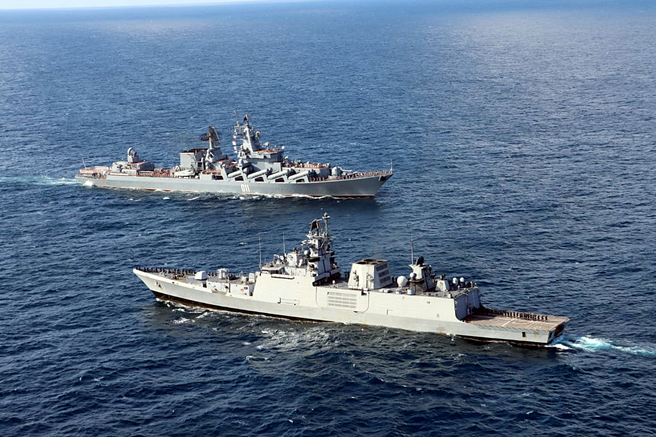 Indian Ocean war games: Why Indian Navy is engaging with Quad and Russia