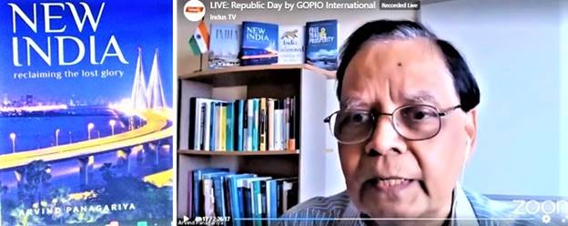 GOPIO Republic Day Talk: Arvind Panagariya talks how India will regain its lost glory