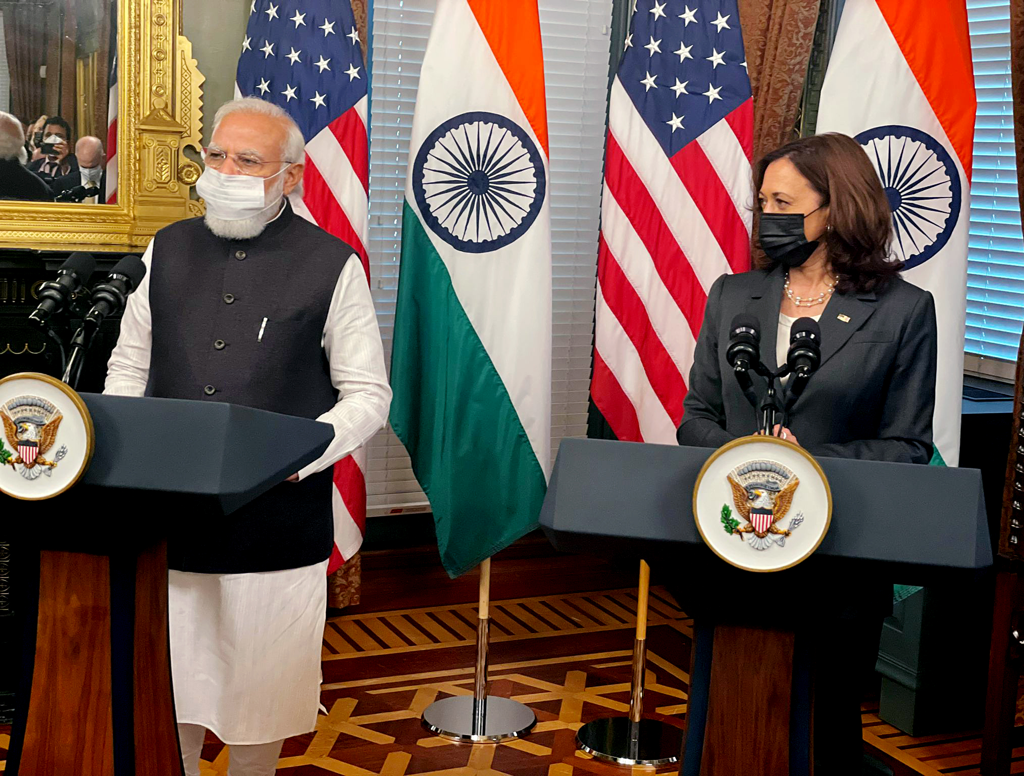 Modi and Kamala discuss Indo-Pacific, Pakistan, Covid and democracy