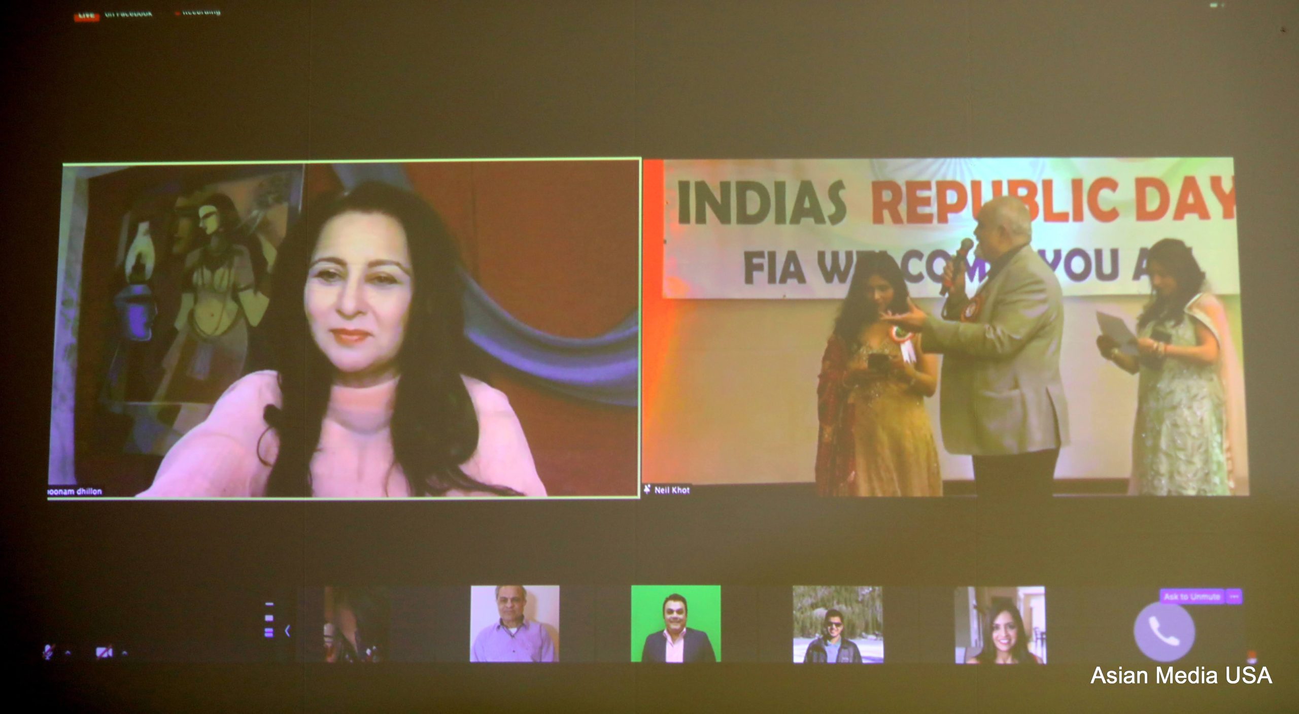 FIA hosts R-Day celebration with Bollywood Star Poonam Dhillon