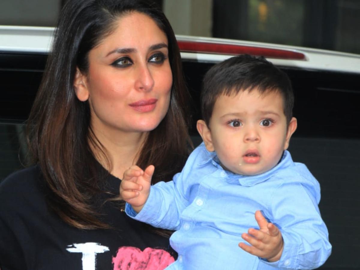 Kareena Kapoor “off to work” with son Jeh in style