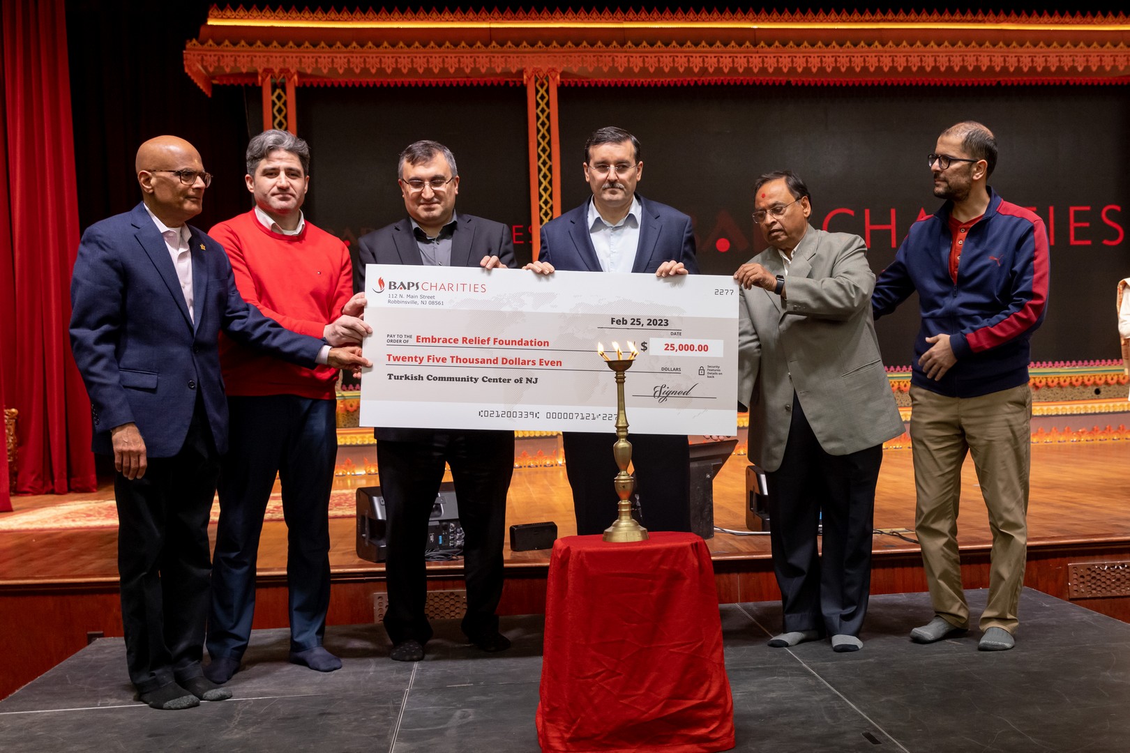 BAPS Shri Swaminarayan Mandir donates $25,000 for earthquake relief in Türkiye