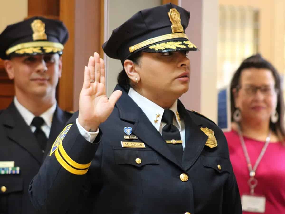 Indian-Origin Sikh Woman Lt Manmeet Colon takes oath as Assistant Police Chief in Connecticut
