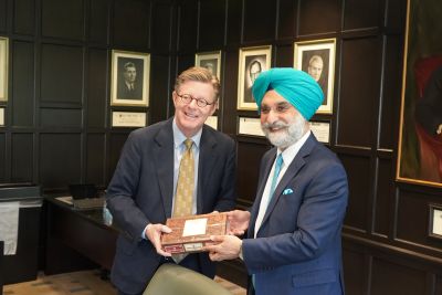 India Ambassador visits Duke University – urges Indian students to take up jobs in India