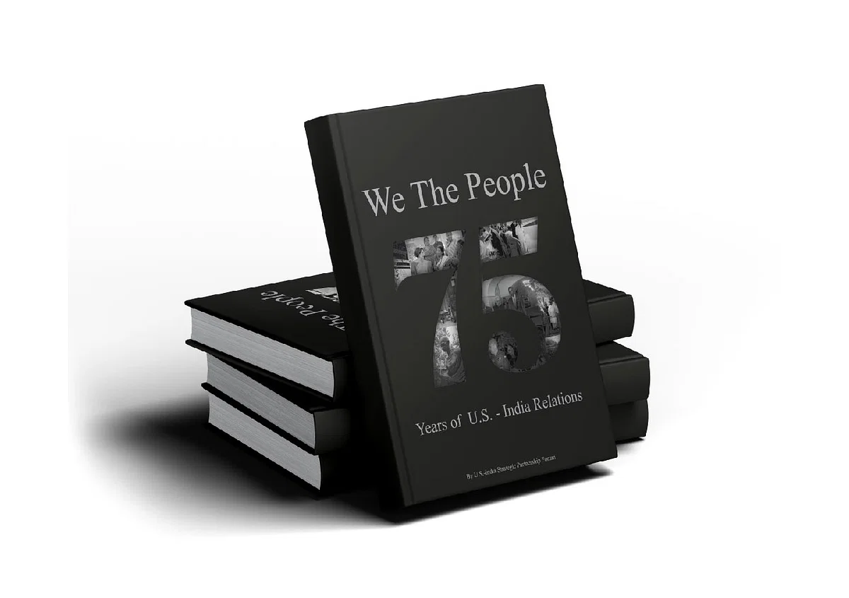 WE THE PEOPLE, a coffee table book on 75 Years of US-India relations presented to NYC Mayor Adams