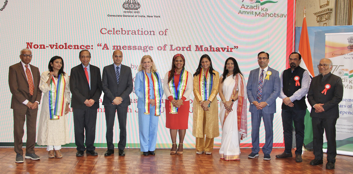 Mahavir Jayanti celebrated at Indian Consulate