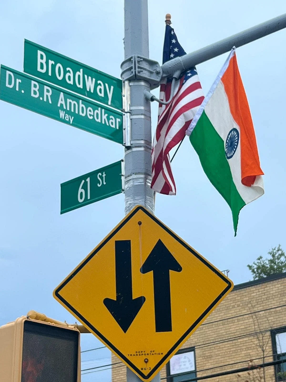 New York City road co-named Dr BR Ambedkar Way