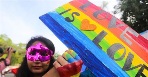 Indian Americans participate in Pride Rally held on the south lawns of the White House