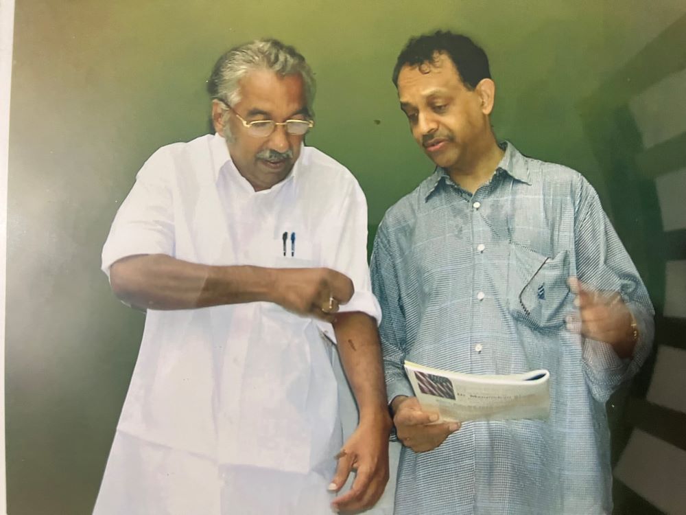 Kerala has lost a giant: George Abraham, Vice-Chair of IOCUSA, condoles the death of Oommen Chandy