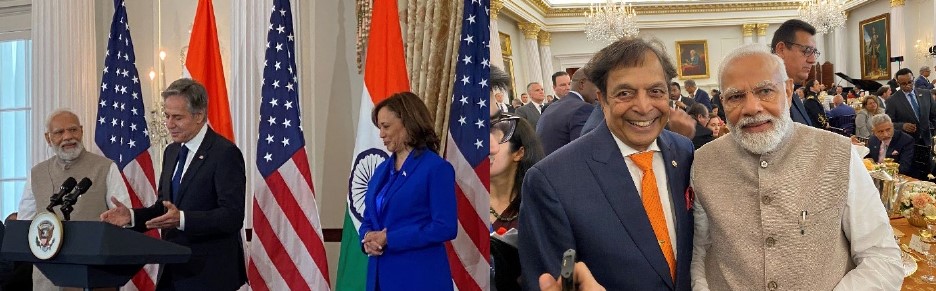 Dr. Sampat Shivangi praises India-US Partnership after attending luncheon in honor of PM Modi hosted by Kamala Harris