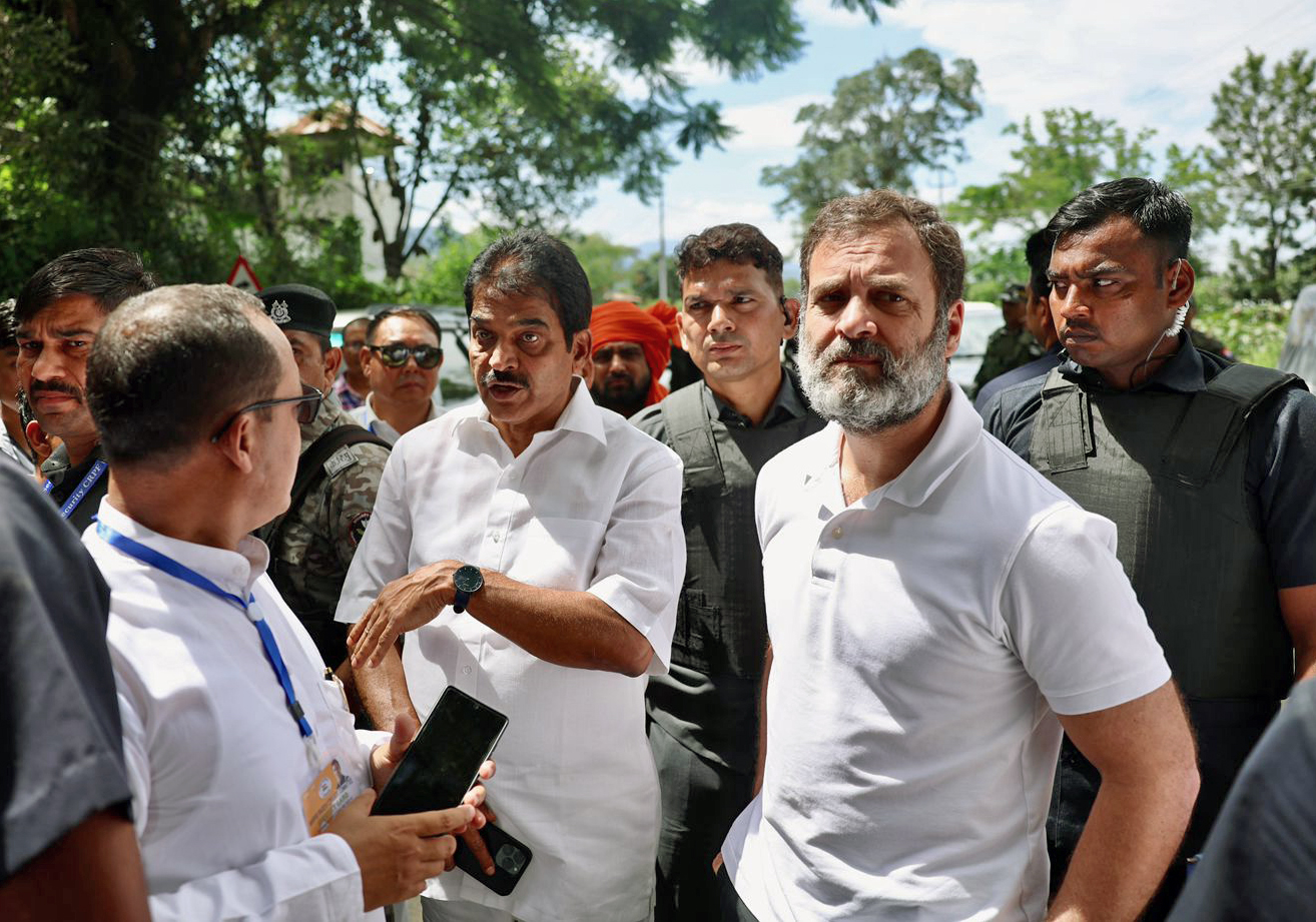 War of words breaks out between Congressand BJP as Rahul Gandhi lands in Manipur 