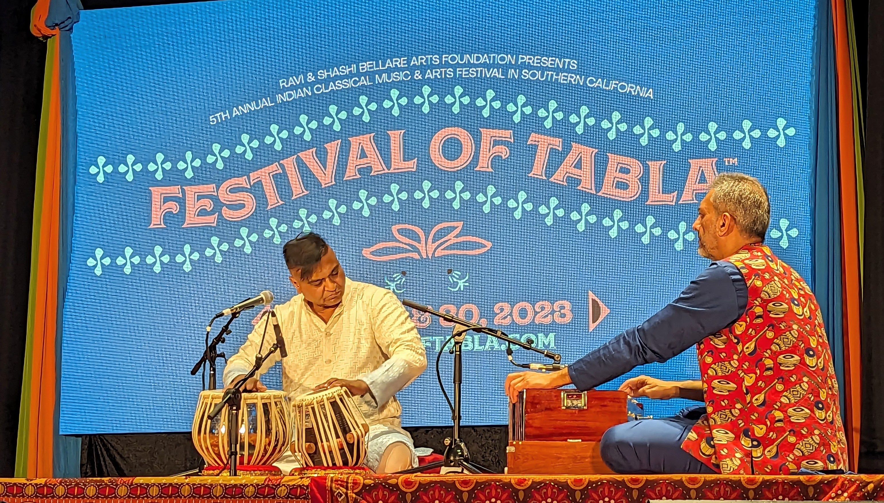 Big artists perform at the Festival of Tabla in Los Angeles