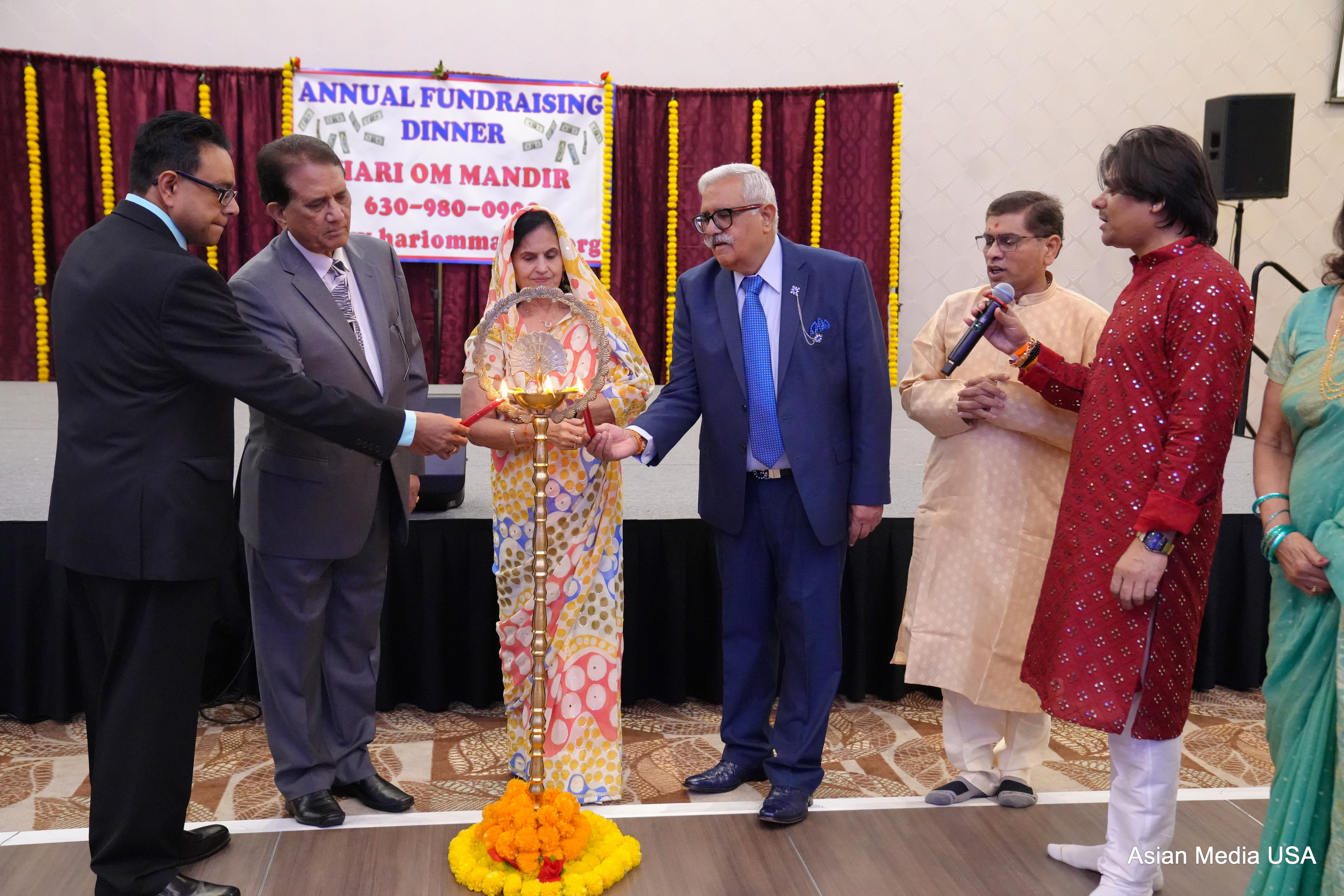 Hari Om Mandir hosts annual fund-raiser dinner for community services, growth and future expansion projects
