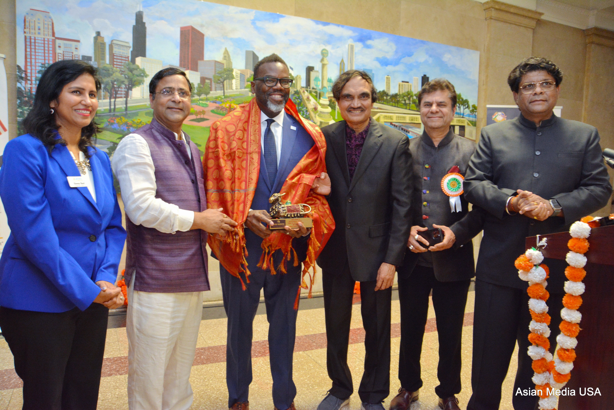 Chicago Shines Bright with Diwali Celebration hosted by Mayor Brandon Johnson and Indian American Business Council