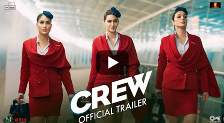 Fasten the seat belt for a laughter-filled flight with Tabu, Kareena Kapoor Khan and Kriti Sanon in ‘Crew’ – trailer and song ‘Choli’ released