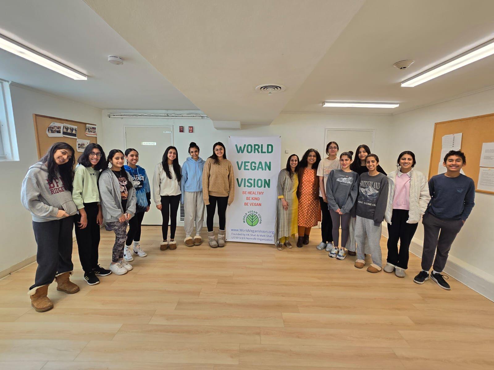 World Vegan Vision’s New Jersey Chapter Inspires Youth and Advocates Veganism