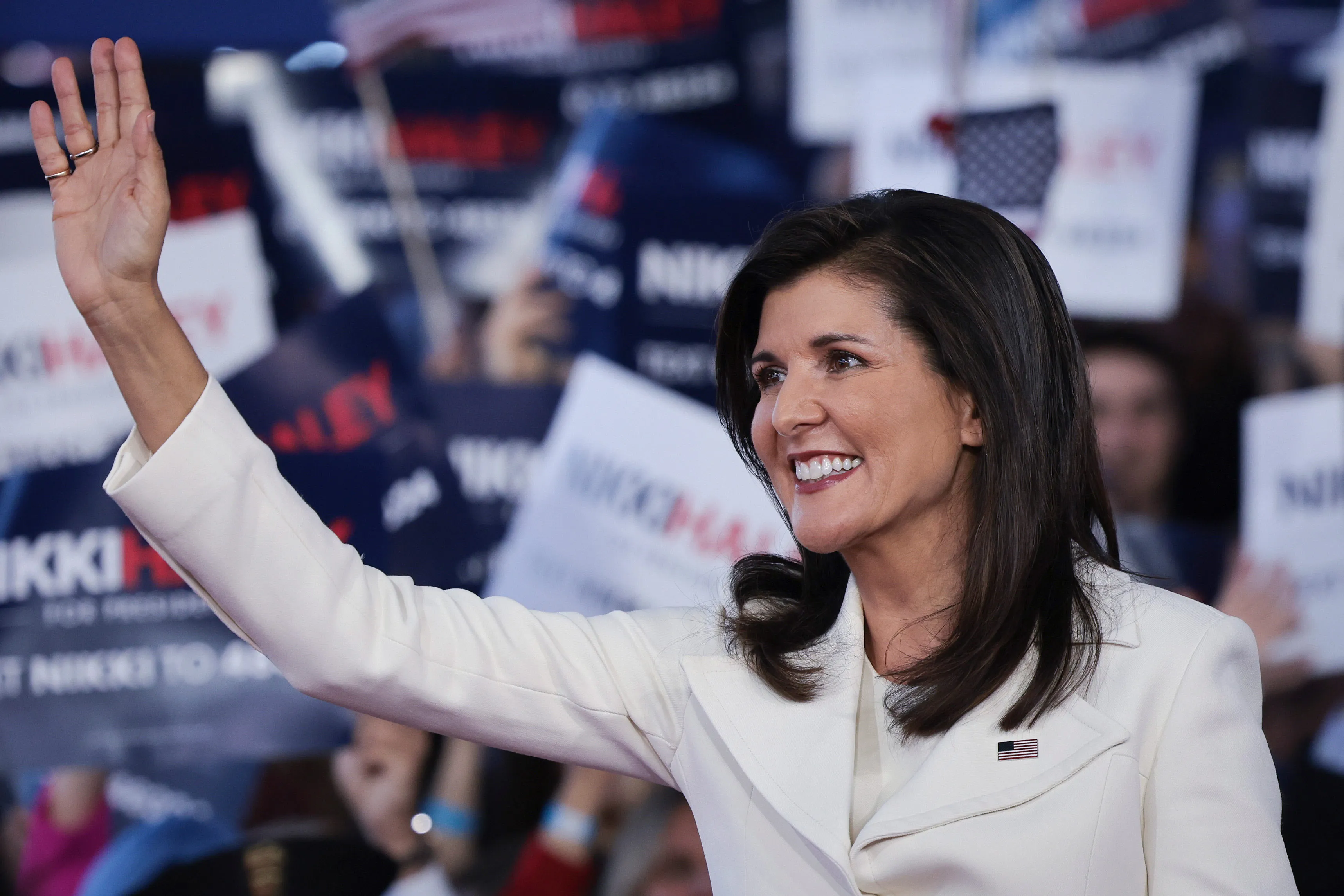 Nikki Haley becomes the first woman to win a Republican primary in US history