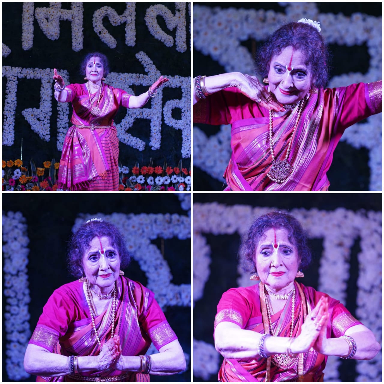 Vyajayanthimala Bali, the legendary actor does an age-defying performance at 90, at the Ayodhya temple