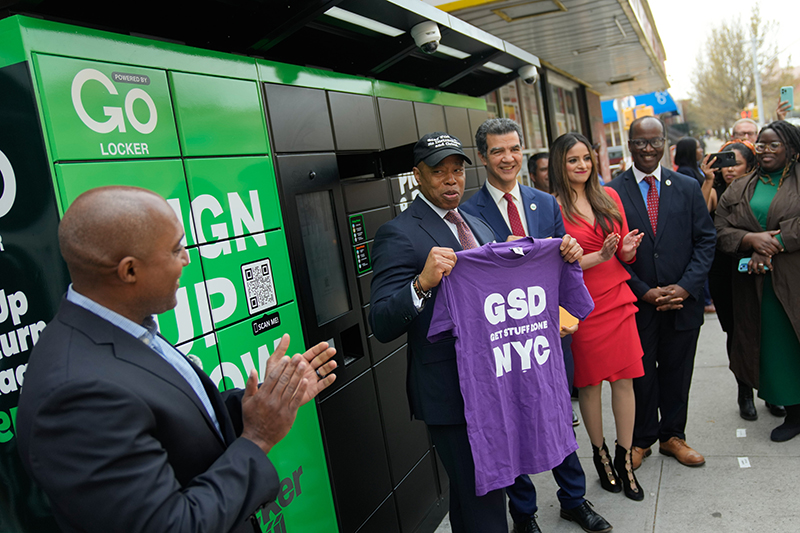NYC Mayor Adams, DOT Commissioner Rodriguez Launch LOCKERNYC to Combat Package Theft and Reduce Delivery Truck Traffic