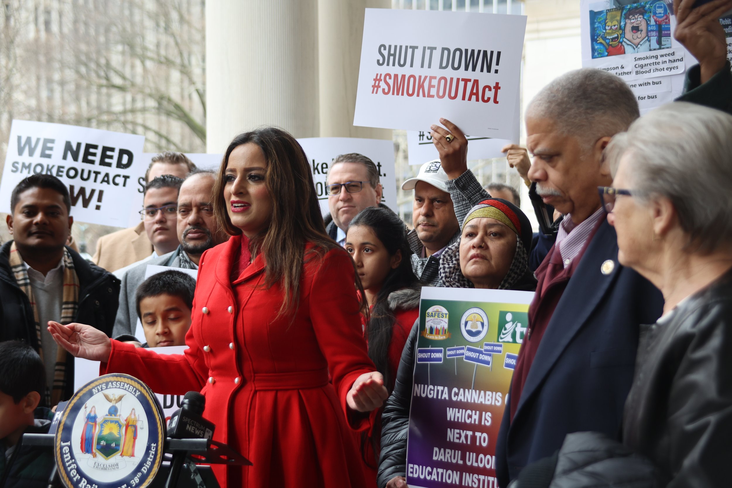 State Assemblywoman Jenifer Rajkumar Hosts Albany “SMOKEOUT Act” Rally Calling For Bill’s Passage In State Budget