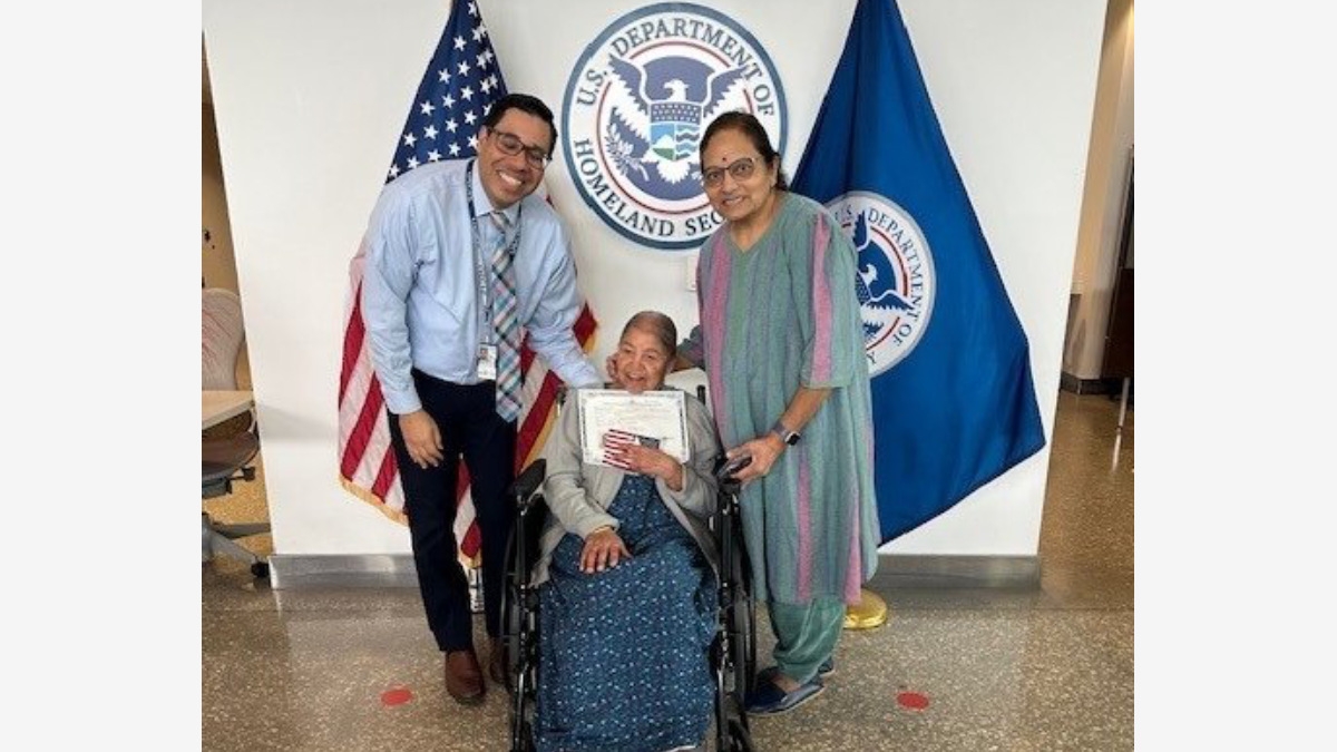 99-Year-old Indian woman Granted US Citizenship