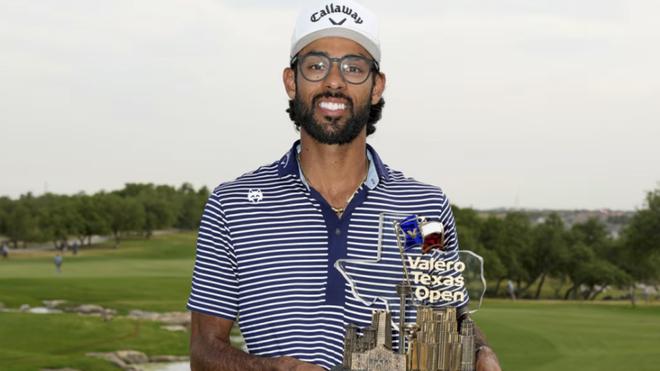 Who is Akshay Bhatia who scored a dramatic win at the finals of Texas Open?
