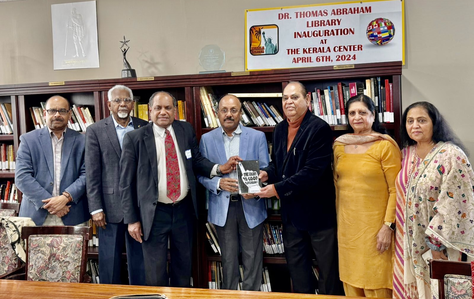 K Mohandas, Former GOI Secretary Releases His Book ‘The Right to Good Governance: A Guide for the Young Indians’ at Dr. Thomas Abraham Library