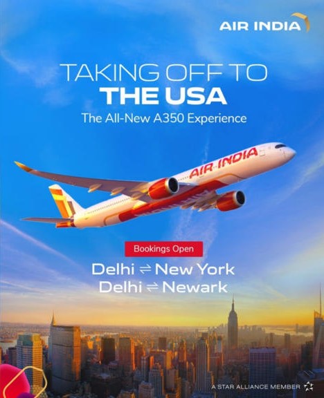 Air India to fly Airbus A350 on Delhi-New York, Newark routes for world-class flying experience