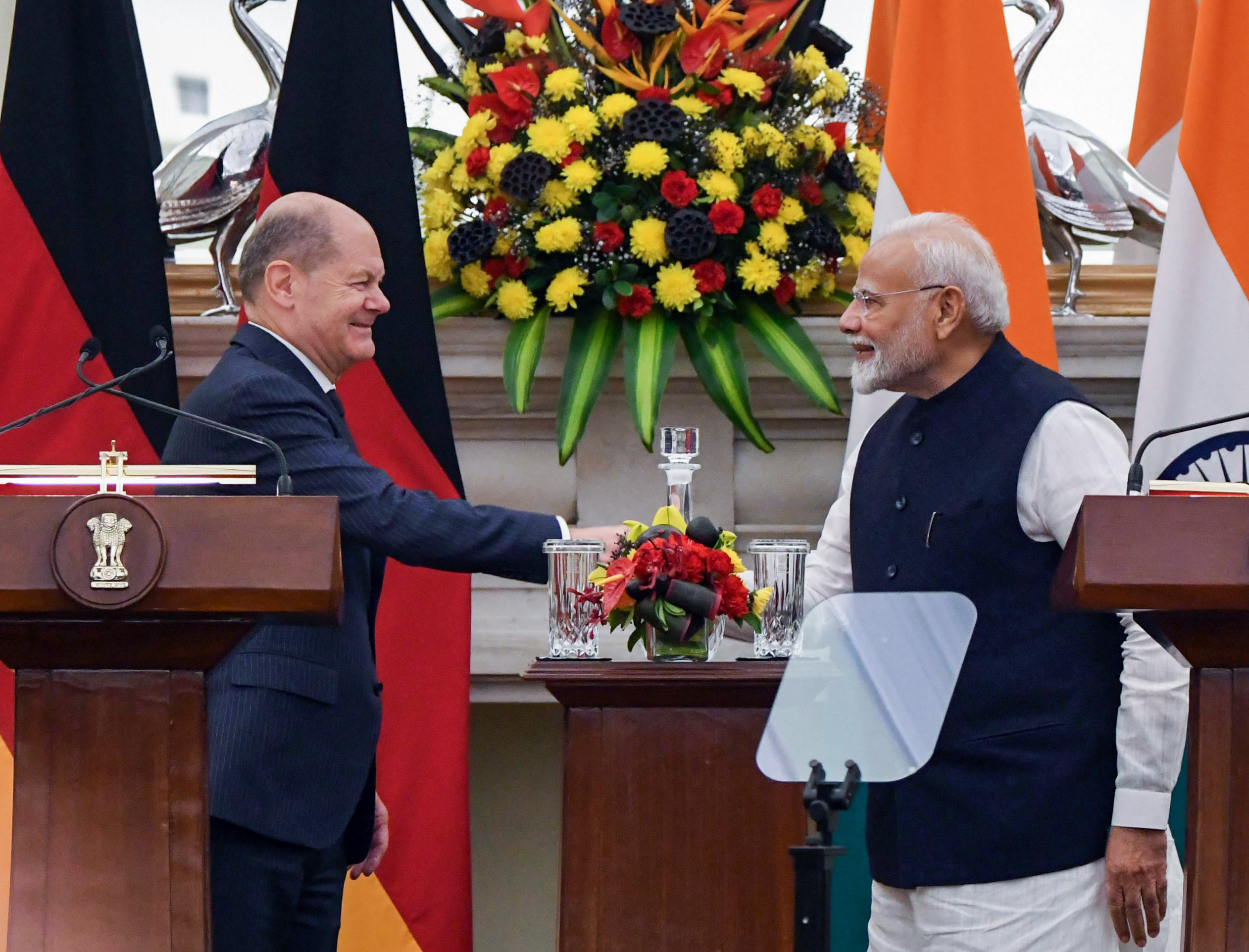 Olaf Scholz visits India third time as Modi emphasizes on defense and security relations