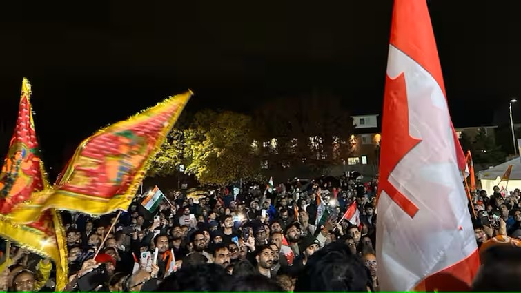 Canadian Hindus rally in Brampton against attacks on Hindu temples