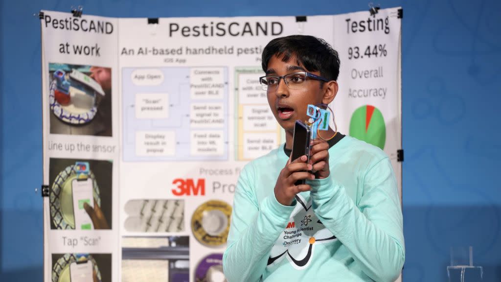 14-year-old Sirish Subash wins America’s Top Young Scientist award