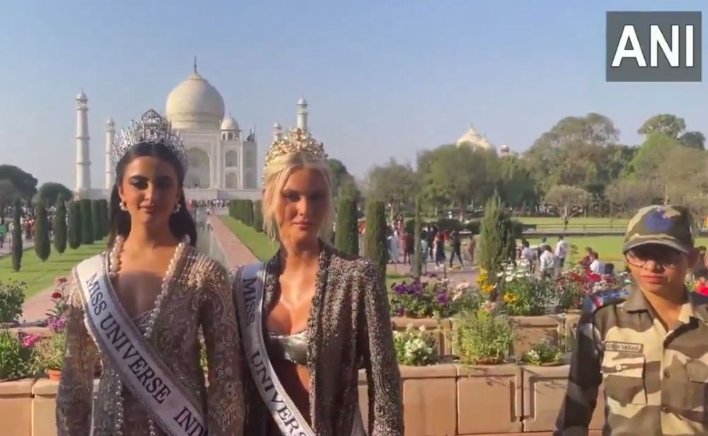 Taj Mahal sparkles with presence of Miss Universe Victoria Kjaer Theilvig and Rhea Singha