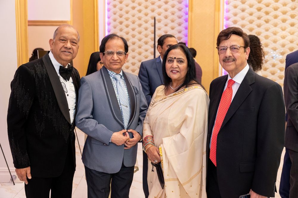 At-gala-2025-Beena-Kothari-with-her-husband-Navneet-Kothari-immediate-AIA-President-Dr-Jagdish-Gupta-and-Treasurer-Dr-Bal-Gilja-upl.jpg