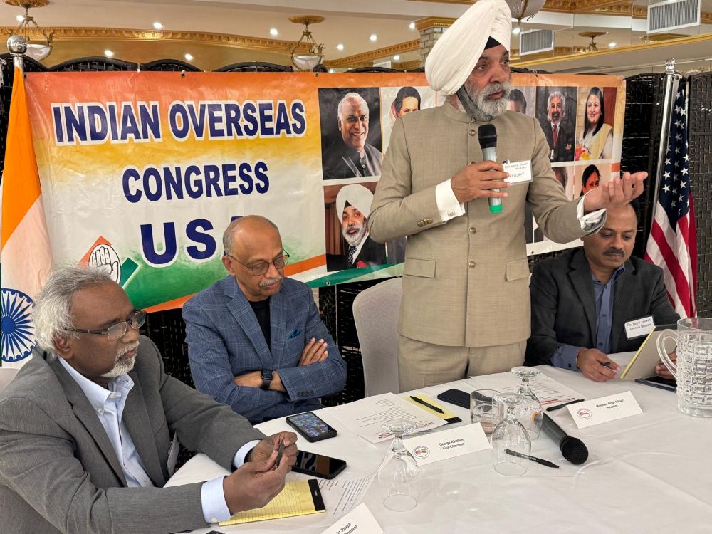 Indian Overseas Congress (IOC) USA Holds High-Level National Meeting; Reaffirms Commitment to Democracy, Unity, and National Expansion
