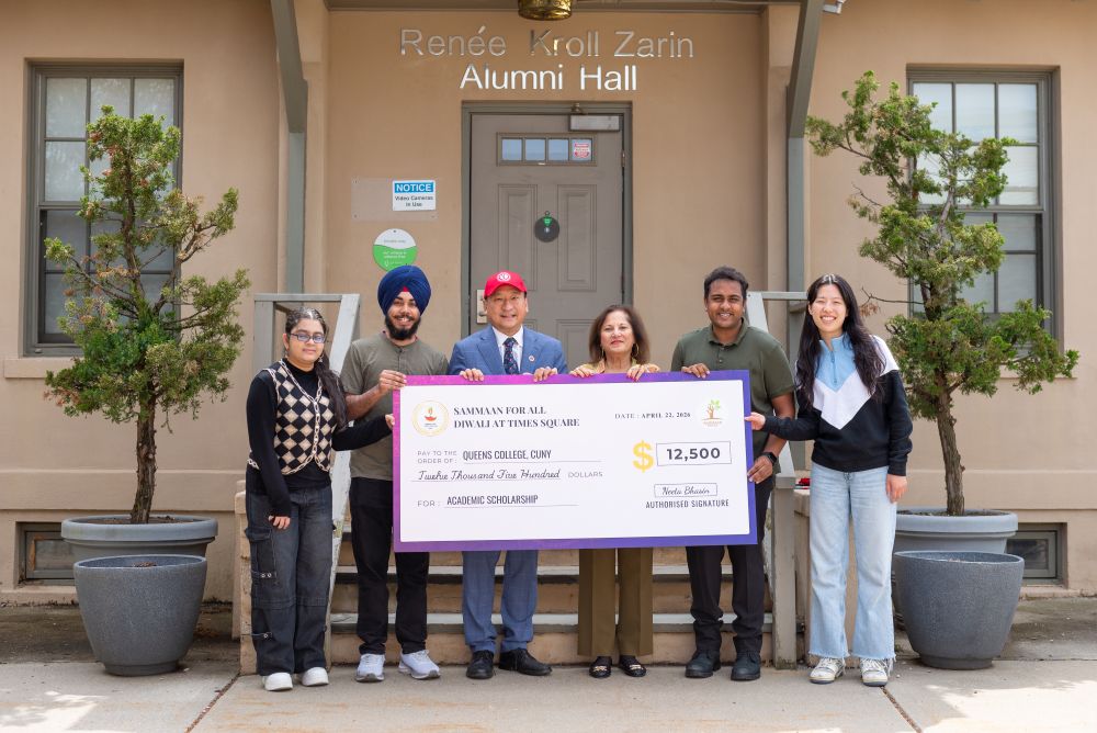 ‘Sammaan for All’ Establishes Scholarship at Queens College, City of New York to Support Student Future