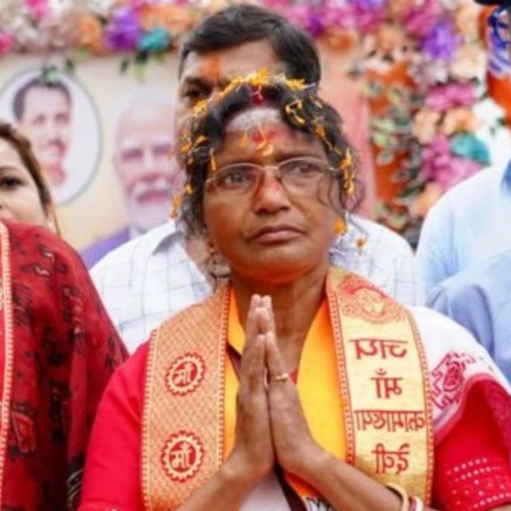 RG Kar victim’s mother Ratna Debnath wins Panihati Assembly seat for BJP