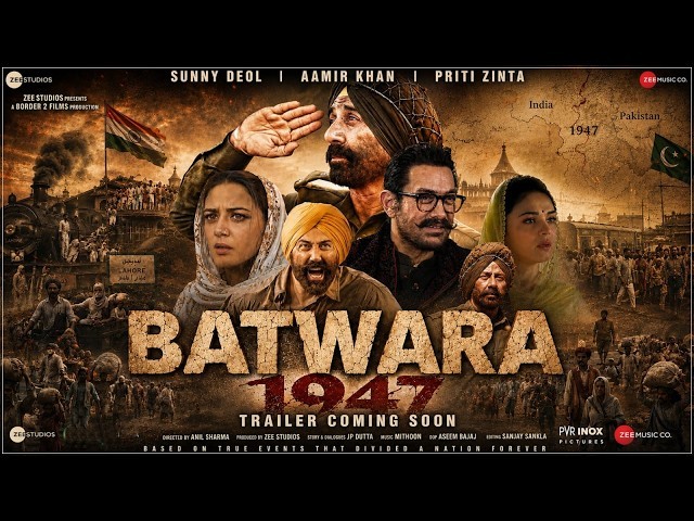 Sunny Deol Unveils First Look of Batwara 1947, Release Set for August 14
